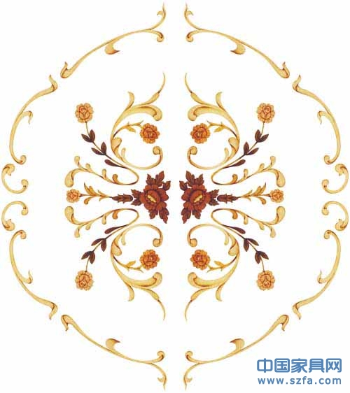 仿木皮裝飾水移畫(huà)